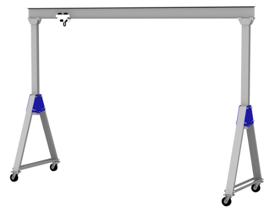 Gorbel Adjustable Height Aluminum Gantry Crane