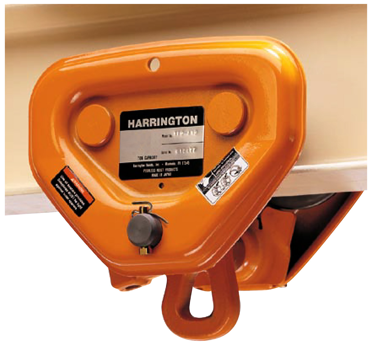 3 Ton Harrington PT Series, Plain Push Trolley, Part No PT030