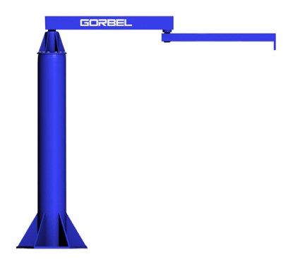 Gorbel AJ360 Free Standing Articulating Jib Crane