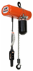 CM LodeStar Electric Chain Hoist with Metal Chain Container