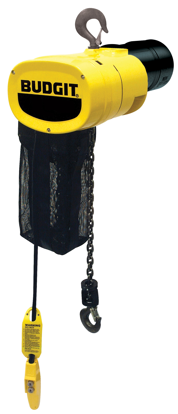 Budgit Man Guard Electric Chain Hoist with Hook Mount