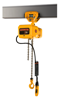 Harrington NER Electric Chain Hoist with Push Trolley