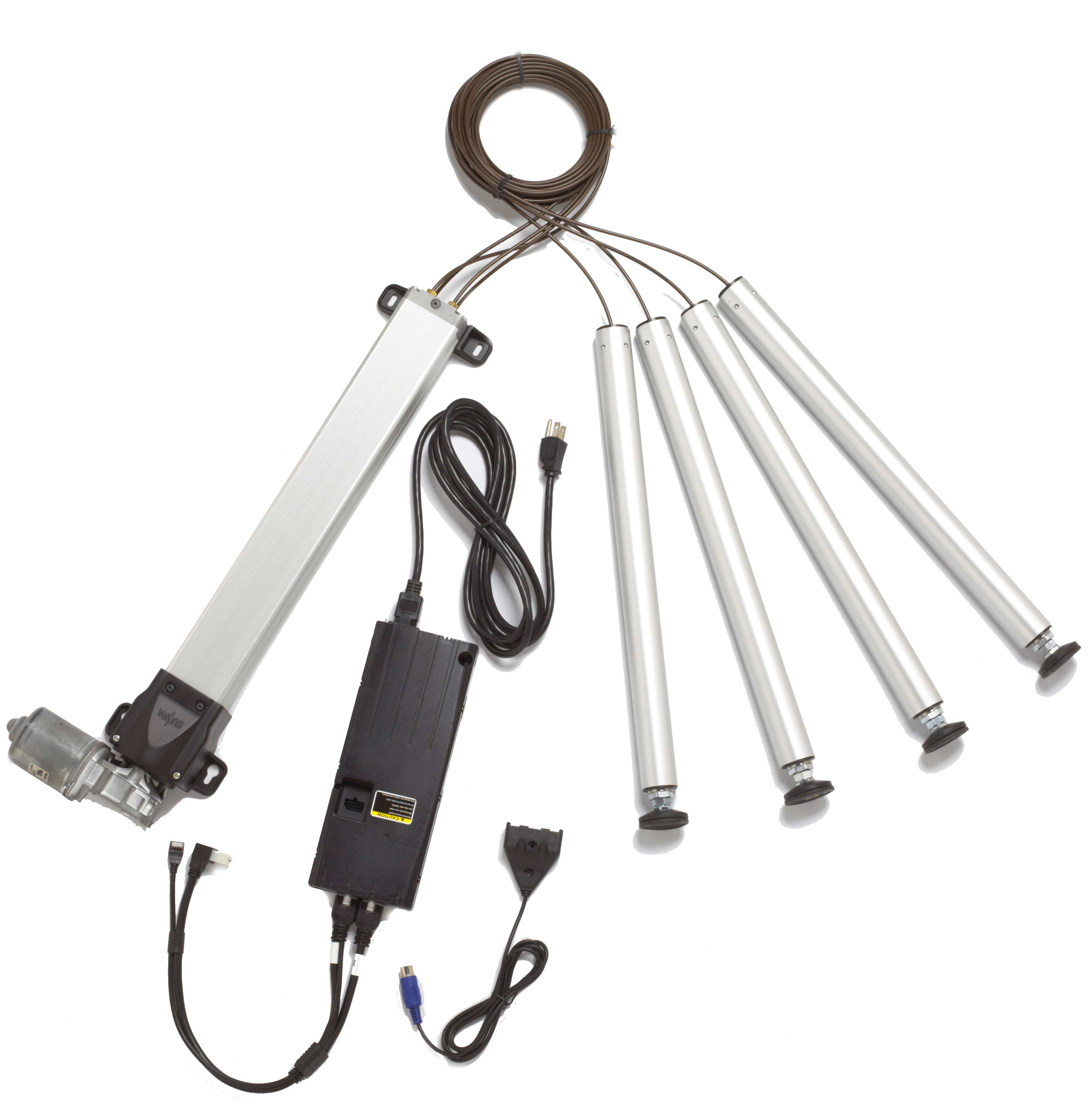 Suspa Movotec Bolt-On Motor Driven Lift System, Capacity 1,000 lbs., Stroke  16 in., Part No. MLS-00008E