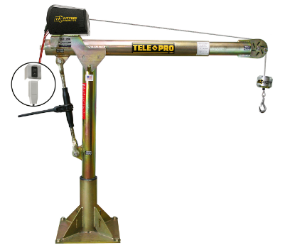 OZ Tele-Pro Davit Crane (OZTP500DAV-DCW)