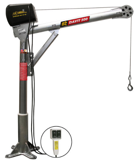 OZ Steel Davit Crane (OZ500DAV-ACW)