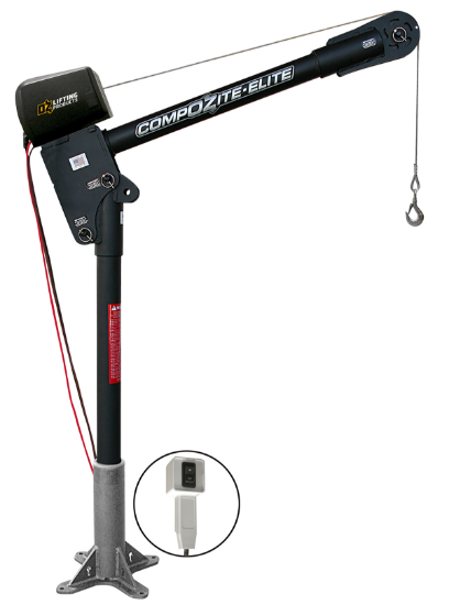 OZ Compozite Elite Davit Crane (OZCF1200DAV-DCW)